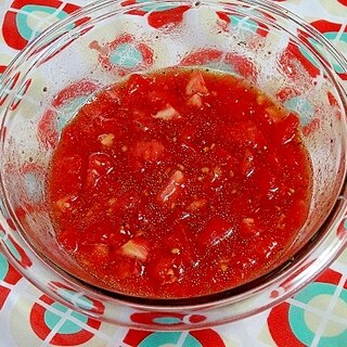 うちの調味料「トマトの冷製ソース」